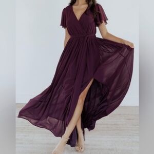 Baltic Born Plum Maxi Dress